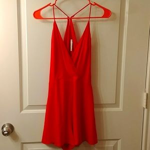 Lush Red Romper